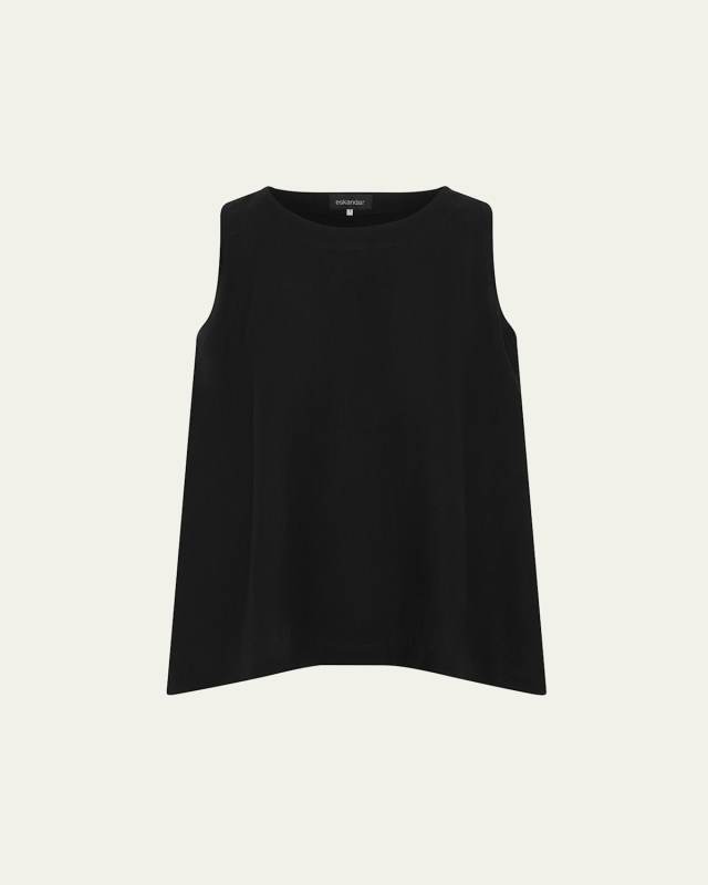 A-Line Round Neck Shell (Mid Plus Length)